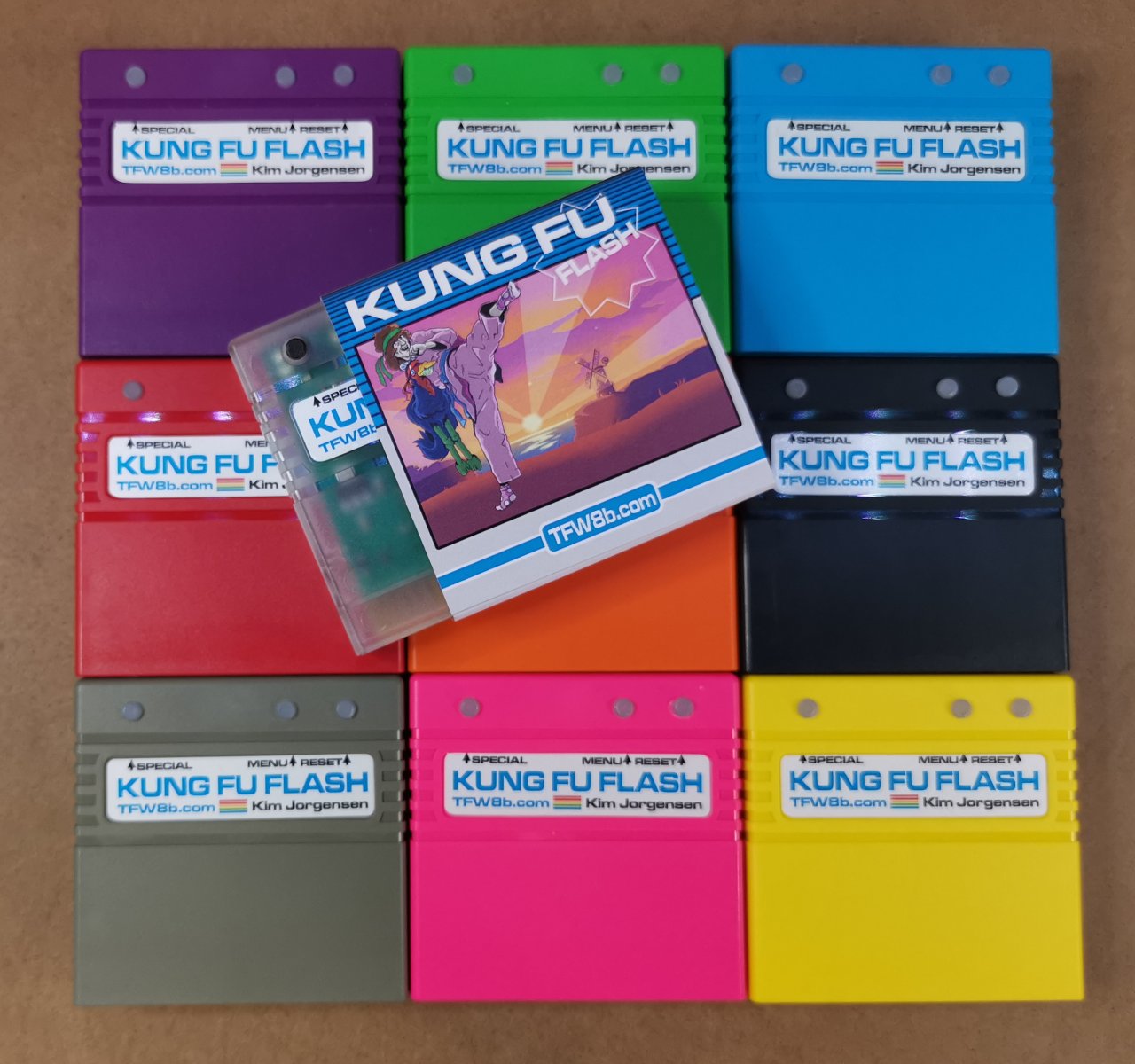 Kung Fu Flash - C64 (5 LED Version)
